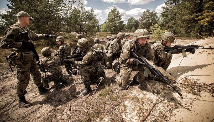 Podstawowe szkolenie żołnierzy WOT trwa 16 dni /DWOT /INTERIA.PL/materiały prasowe