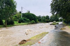 Podtopienia w Kamienicy koło Paczkowa na Opolszczyźnie