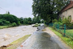 Podtopienia w Kamienicy koło Paczkowa na Opolszczyźnie