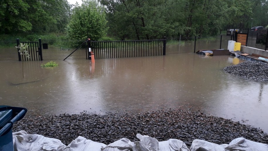 Podtopienia w okolicach Krakowa /Monika Kamińska /RMF FM