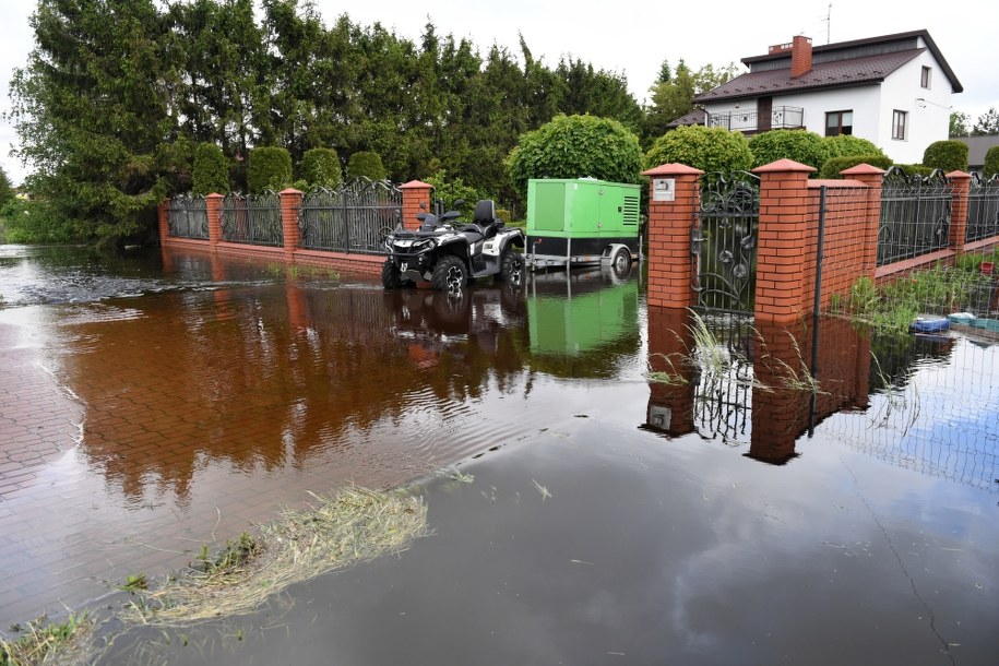 Podtopienia w Woli Mieleckiej /Darek Delmanowicz /PAP