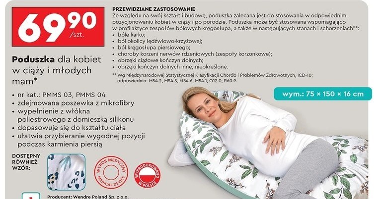 Poduszka ciążowa w Biedronce /Biedronka /INTERIA.PL