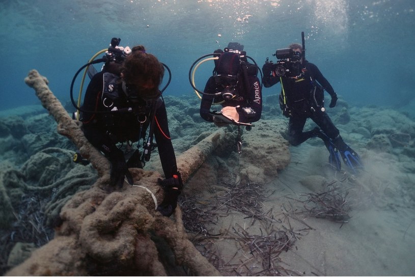 Podwodne badania archeologiczne na obszarze morskim Kasos /Greckie Ministerstwo Kultury /Informacja prasowa