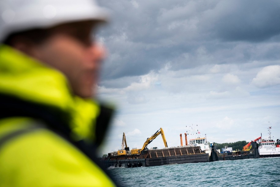 Podwodny tunel pod cieśniną Bełt Fehmarn połączy Danię i Niemcy już w 2029 roku. /	RITZAU SCANPIX /PAP/EPA