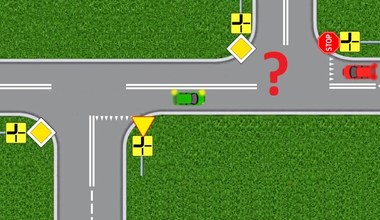 Podwójne skrzyżowanie z pierwszeństwem łamanym to zmora kierowców. Jak jechać?