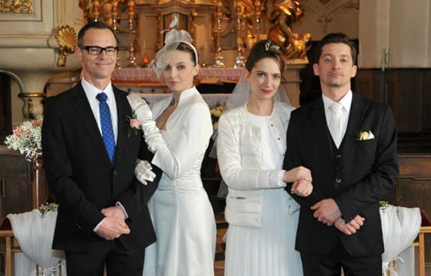 Podwójny ślub Joanny i Bogdana oraz Moniki i Damiana /Agencja W. Impact