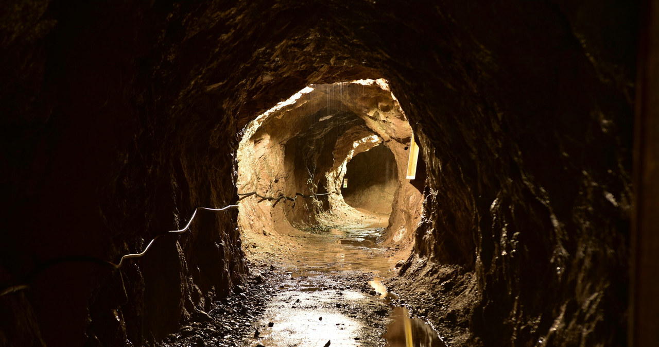 Podziemna trasa turystyczna w kopalni uranu. /Albin Marciniak/East News /East News