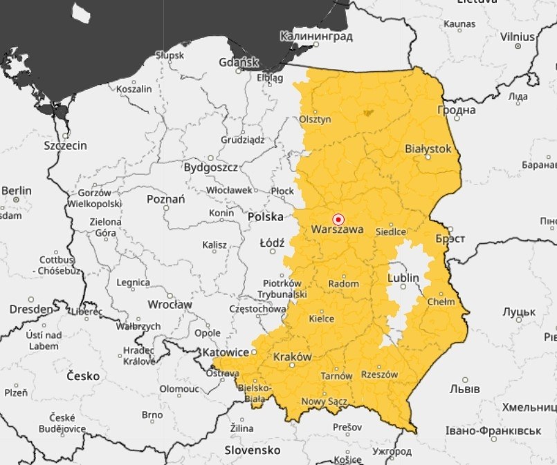 Pogoda, 03.09.2025: IMGW ostrzega nie tylko przed burzami, ale i gęstą mgłą /IMGW /Materiały prasowe