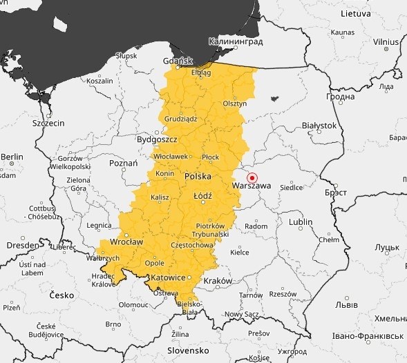 Pogoda 26.05.2025: Ostrzeżenie IMGW przed burzami dla centralnej części kraju /Materiały prasowe