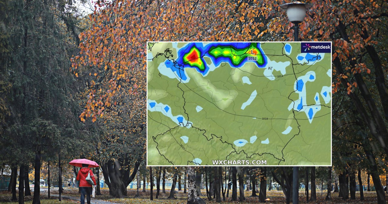 Pogoda będzie nieprzyjemna nie tylko w piątek, lecz również w nocy. Z czasem do Polski dotrą burze i silny wiatr /alexkich/123rf/WXCHARTS /