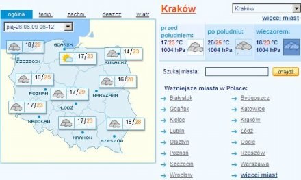 Sprawdź Pogodę W Wybranym Mieście W Polsce I Na świecie - Wydarzenia W ...