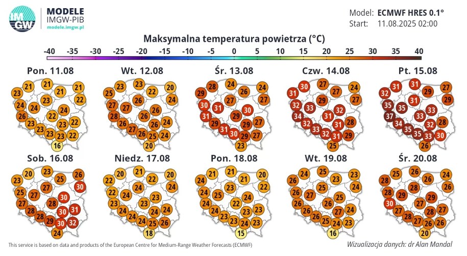 Pogoda na długi weekend - nad Polską antycyklon Julia /