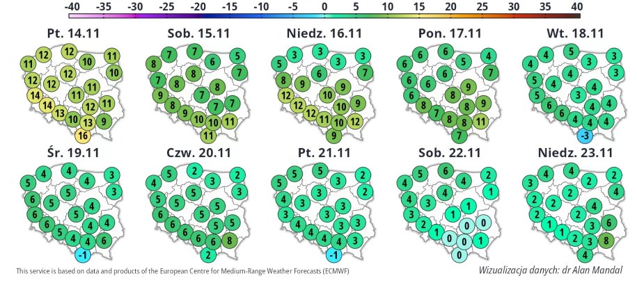 Pogoda na najbliższe dni, fot. IMGW /