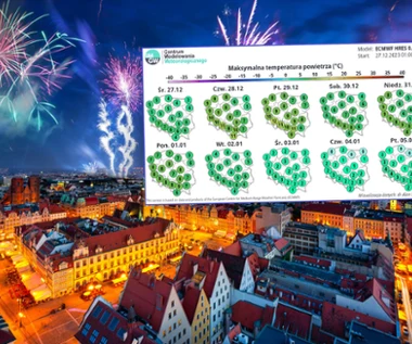 Pogoda na sylwestra i Nowy Rok. Wiemy, czego się spodziewać