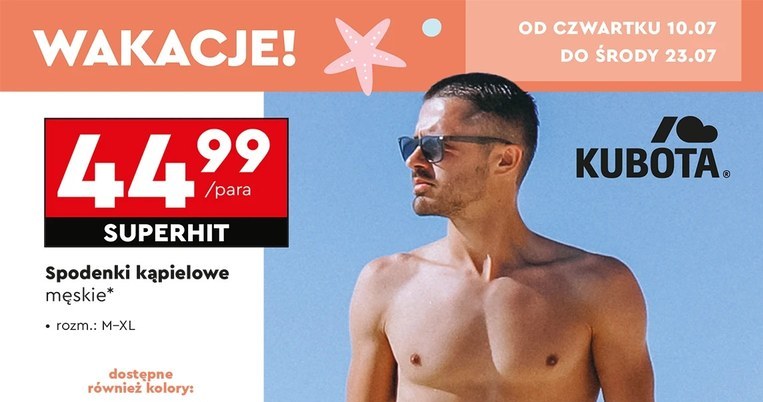Pogoda nie dopisuje? W Biedronce lato! Kubota wraca z nową kolekcją /Biedronka /INTERIA.PL