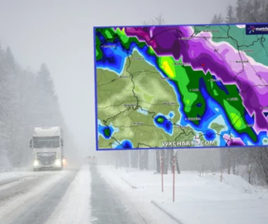 Pogoda sieje grozę. Marznący deszcz, śnieg i gołoledź. Alert RCB