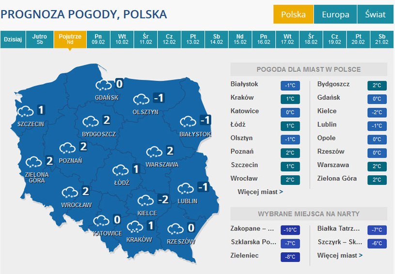 Prognoza Pogody: W Weekend Słońce Czy śnieg? - Pogoda.interia.pl ...