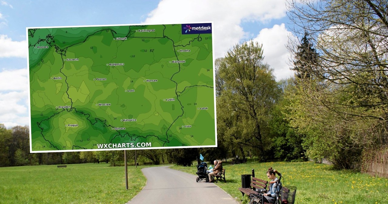 Pogoda w piątek wyraźnie się poprawi - prognozuje IMGW. Będzie cieplej nie tylko w dzień. W nocy z większości kraju znikną przymrozki /Jagoda Gorol/Agencja Wyborcza.pl/WXCHARTS /