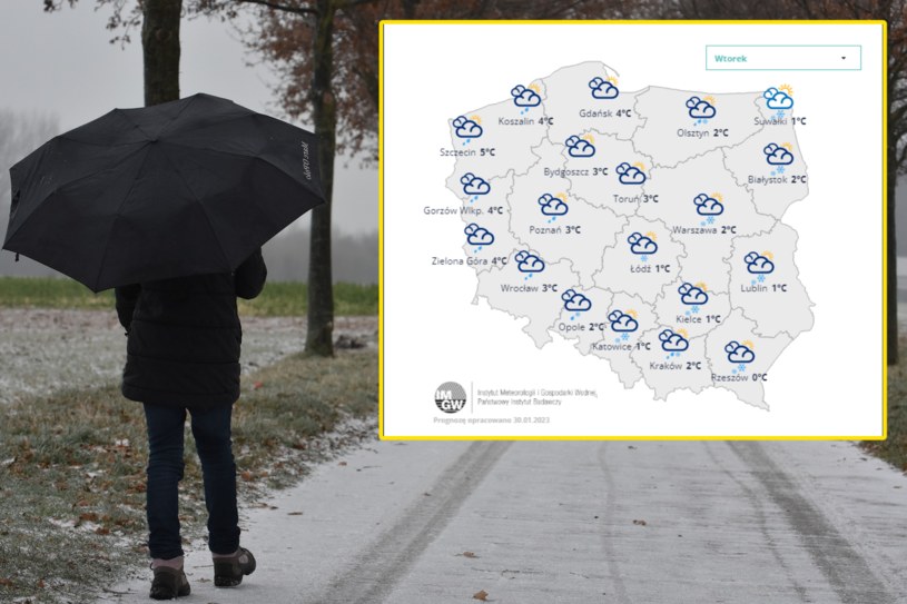 Pogoda w Polsce: Wtorek z opadami deszczu i wiatrem /Ben_Kerckx, Twitter/@IMGWmeteo /pixabay.com