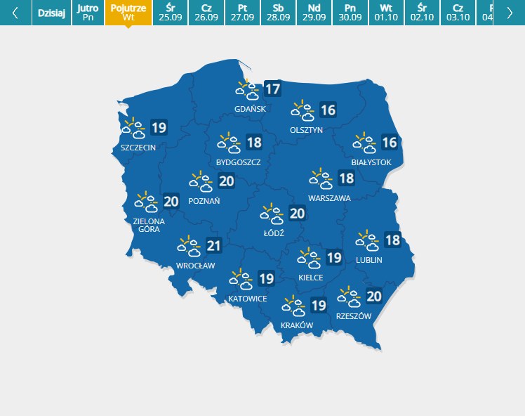 Prognoza Pogody W Niedziele Cieplo I Slonecznie Kolejne Dni Nieco Chlodniejsze Pogoda W Interia Pl