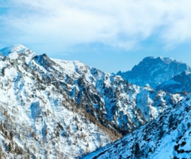 Pogodowa anomalia w masywie Marmolada w Dolomitach