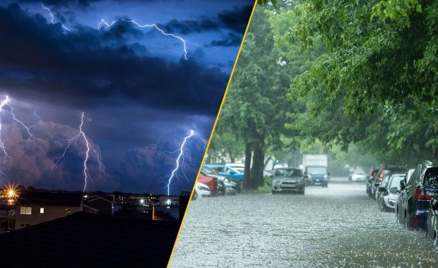 Pogodowy armagedon. Groźne burze i ulewy, są alerty