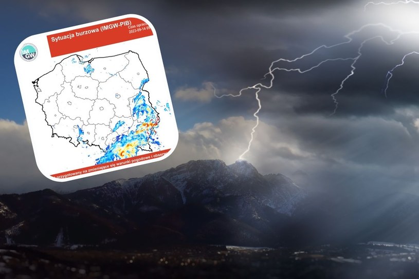 Pogodowy armagedon w kilku regionach Polski. Sypią się alerty IMGW /123RF/PICSEL