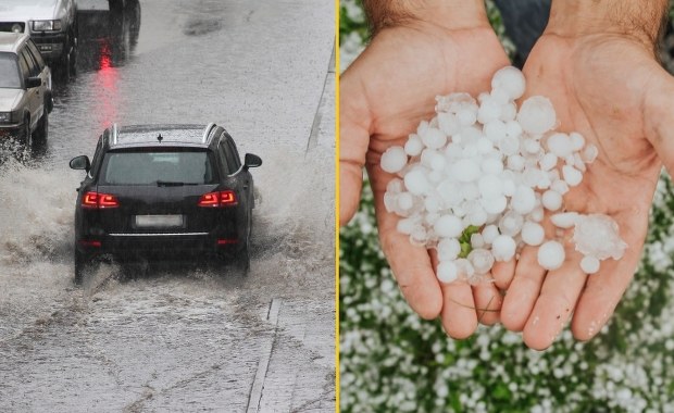 Pogodowy armagedon w Małopolsce. Duży grad, ulewy i zalane posesje