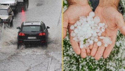 Pogodowy armagedon w Małopolsce. Duży grad, ulewy i zalane posesje