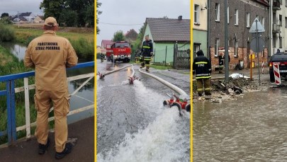 Pogotowie przeciwpowodziowe w Bielsku-Białej. Ulewne deszcze nie dają za wygraną