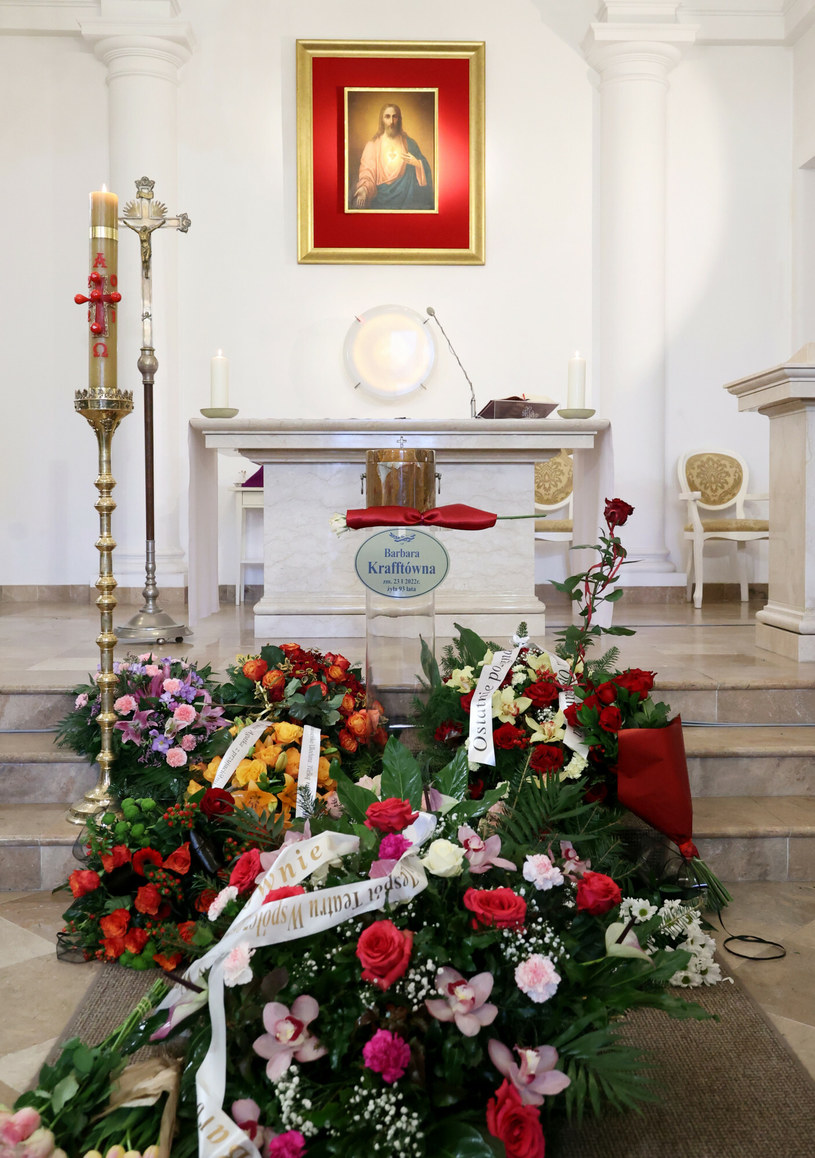 Pogrzeb Barbary Krafftówny 4 lutego /Piotr Molecki /East News