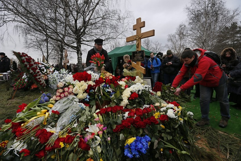 Pogrzeb Borysa Niemcowa /PAP/EPA