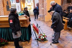 Pogrzeb Danuty Szyksznian "Sarenki"