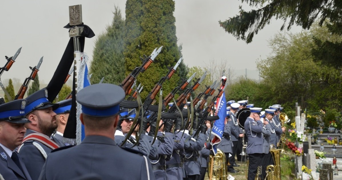 Pogrzeb funkcjonariusza, który zginął w wypadku /Policja