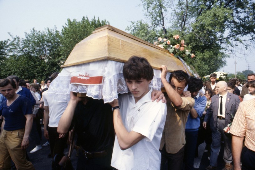 Pogrzeb Grzegorza Przemyka, 19 maja 1983 /Wojtek Laski /East News