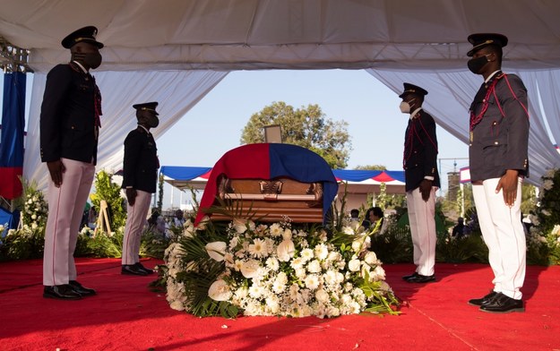 Pogrzeb Jovenela Moise /ORLANDO BARRIA /PAP/EPA