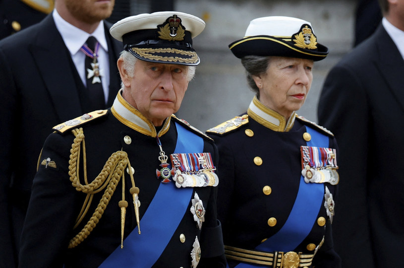 Pogrzeb królowej Elżbiety II. Karol III nie krył łez wzruszenia /Sarah Meyssonnier/Associated Press/East News /East News