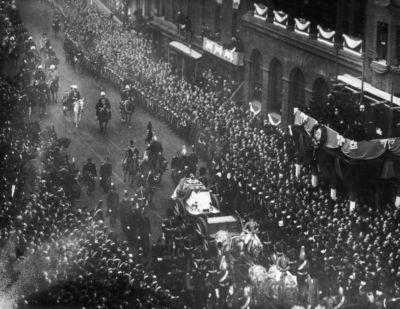 Pogrzeb królowej Wiktorii przeszedł do historii jako wydarzenie państwowe /Hulton Archive /Getty Images