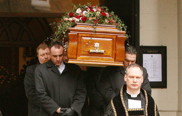 Pogrzeb McQueena &nbsp; /Splashnews