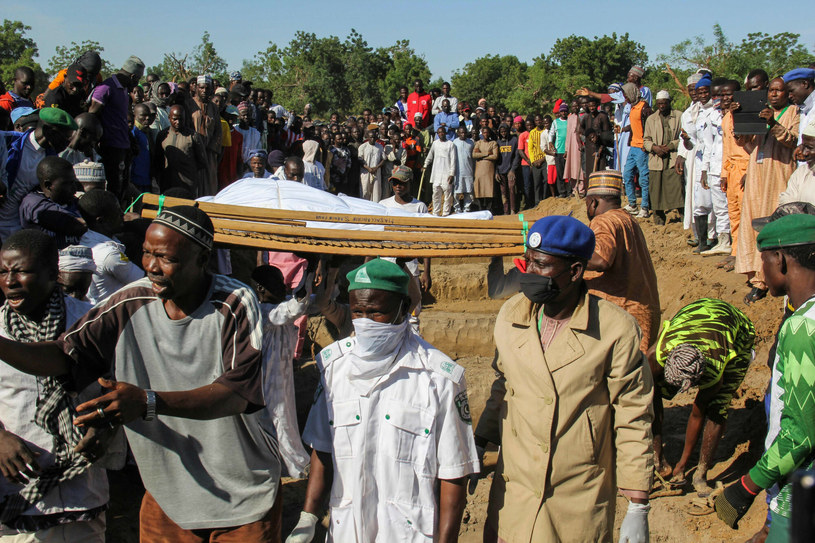 Pogrzeb ofiar ataku w Nigerii /AUDU MARTE /East News