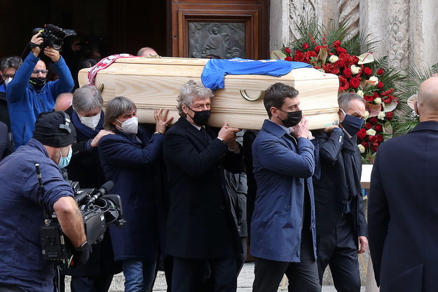 Pogrzeb Paolo Rossiego /NICOLA FOSSELLA /PAP/EPA