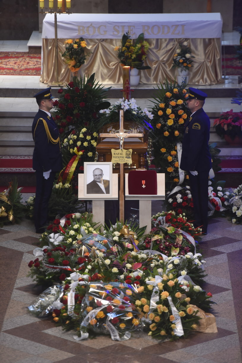 Pogrzeb Rafała Wójcikowskiego /Grzegorz Michałowski /PAP