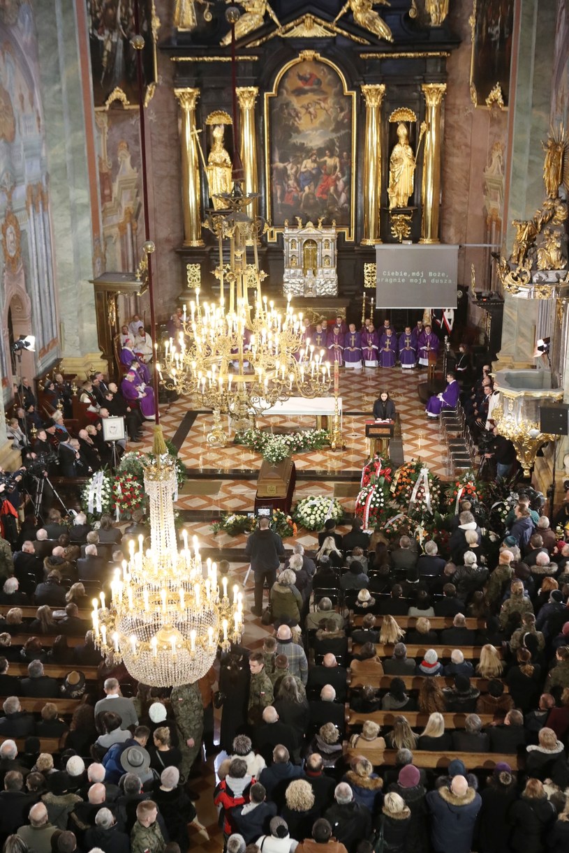 Pogrzeb Romualda Lipki /Jacek Szydłowski /Agencja FORUM