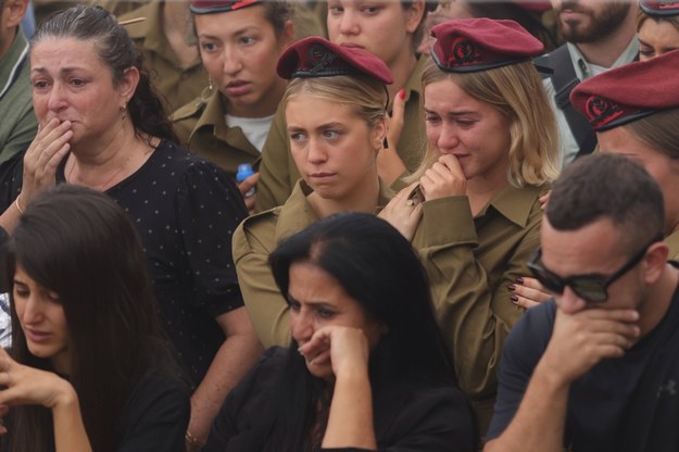 Pogrzeb żołnierza izraelskiego /ABIR SULTAN /PAP/EPA