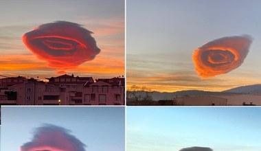 Pojazd kosmitów nad Turcją? Zdjęcia UFO-chmury przebojem internetu