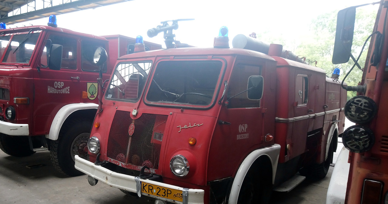 Pojazd pożarniczy star a26p, a właściwie jelcz 003 z 1975 roku /Krakowskie Muzeum Ratownictwa /INTERIA.PL