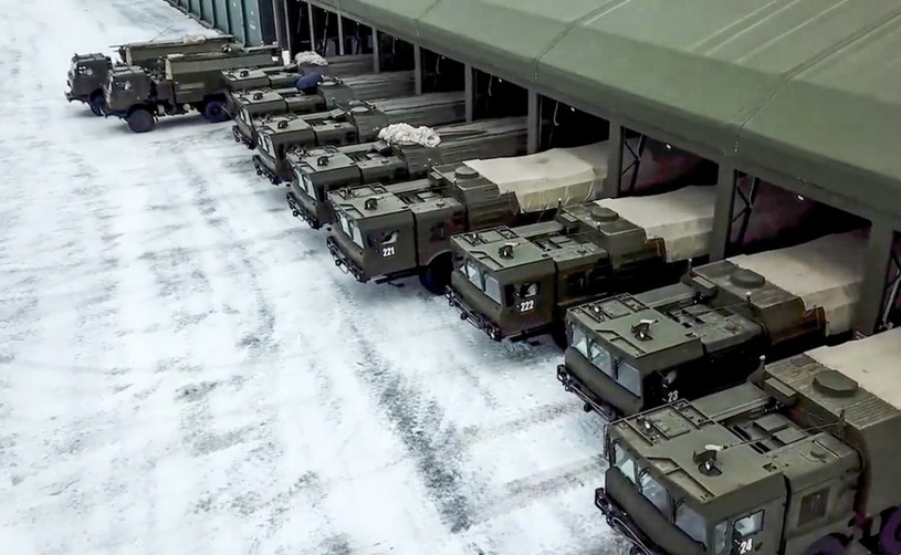 Pojazdy rosyjskiej armii /Russian Defense Ministry Press Service/Associated Press  /East News