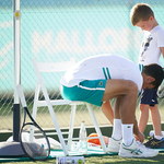 Pójdzie w ślady ojca? Syn Novaka Djokovicia kibicuje tacie na Wimbledonie