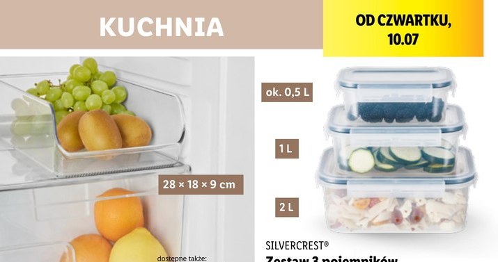 Pojemniki Silvercrest – szczelne, praktyczne i tanie /Lidl /INTERIA.PL