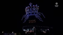 Pokaz dronów z okazji 1000-lecia koronacji Chrobrego